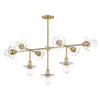 alexa 9 light chandelier by mitzi h357809 agb 1