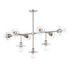 alexa 9 light chandelier by mitzi h357809 agb 2