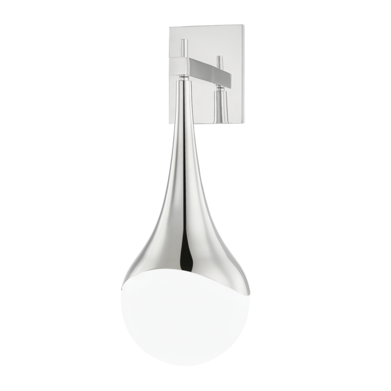 ariana 1 light wall sconce by mitzi h375101 agb 3