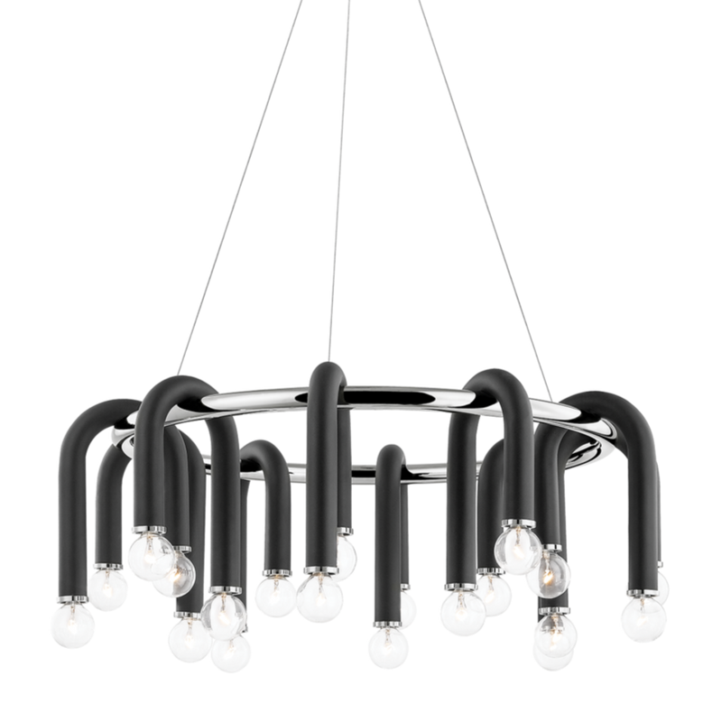 whit 20 light chandelier by mitzi h382820 agb bk 2