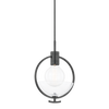 ringo 1 light pendant by mitzi h387701 agb 2