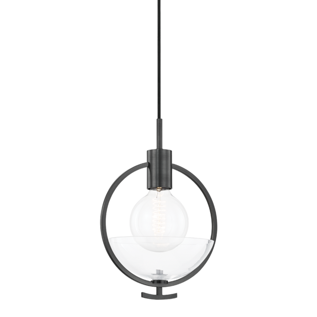 ringo 1 light pendant by mitzi h387701 agb 2