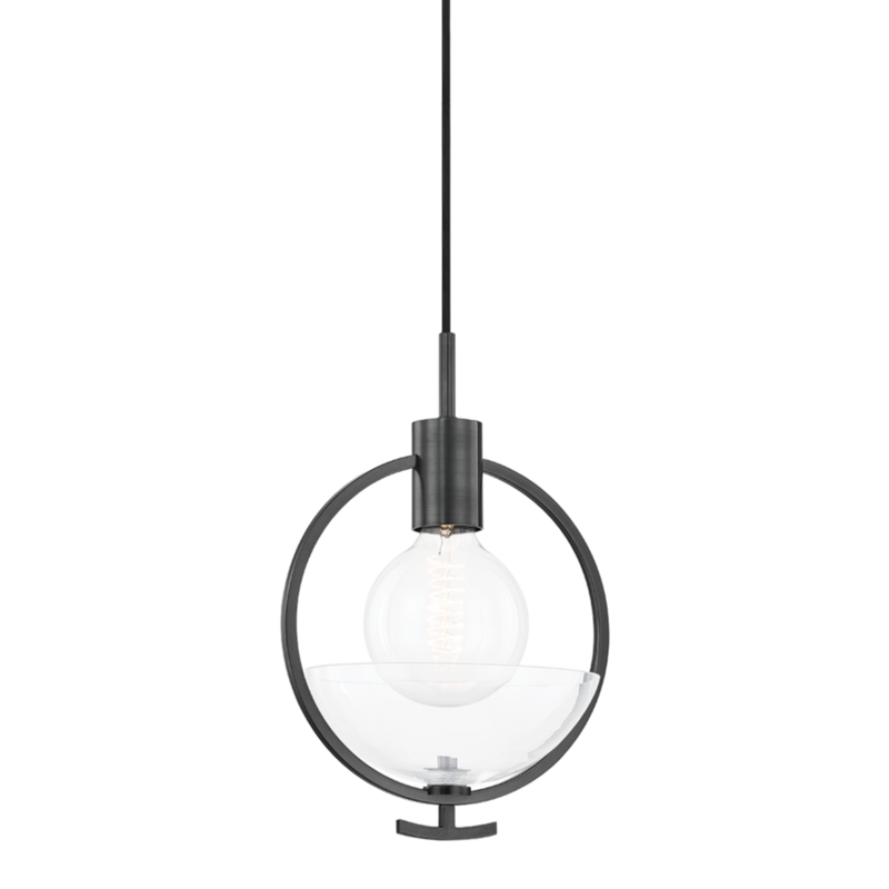 ringo 1 light pendant by mitzi h387701 agb 2