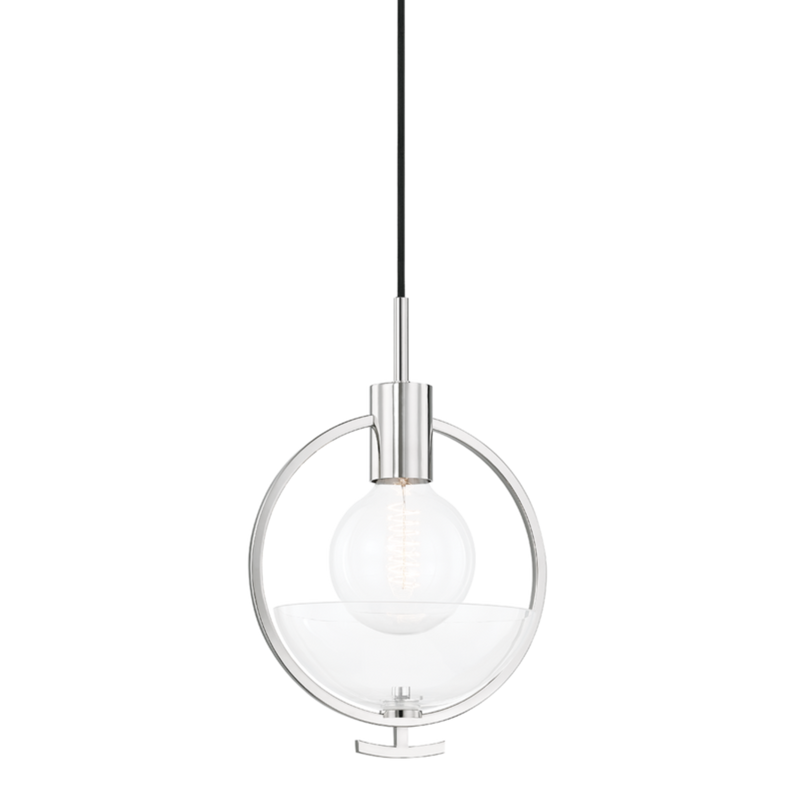 ringo 1 light pendant by mitzi h387701 agb 3