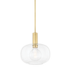 harlow 1 light pendant by mitzi h403701 agb 1