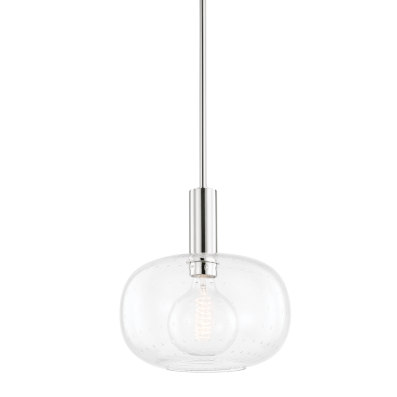 harlow 1 light pendant by mitzi h403701 agb 2