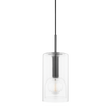 belinda 1 light pendant by mitzi h415701a agb 2