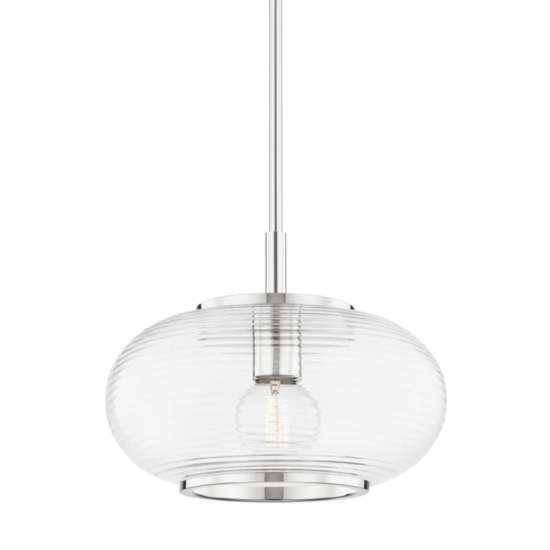 maggie 1 light pendant by mitzi h418701 agb 3