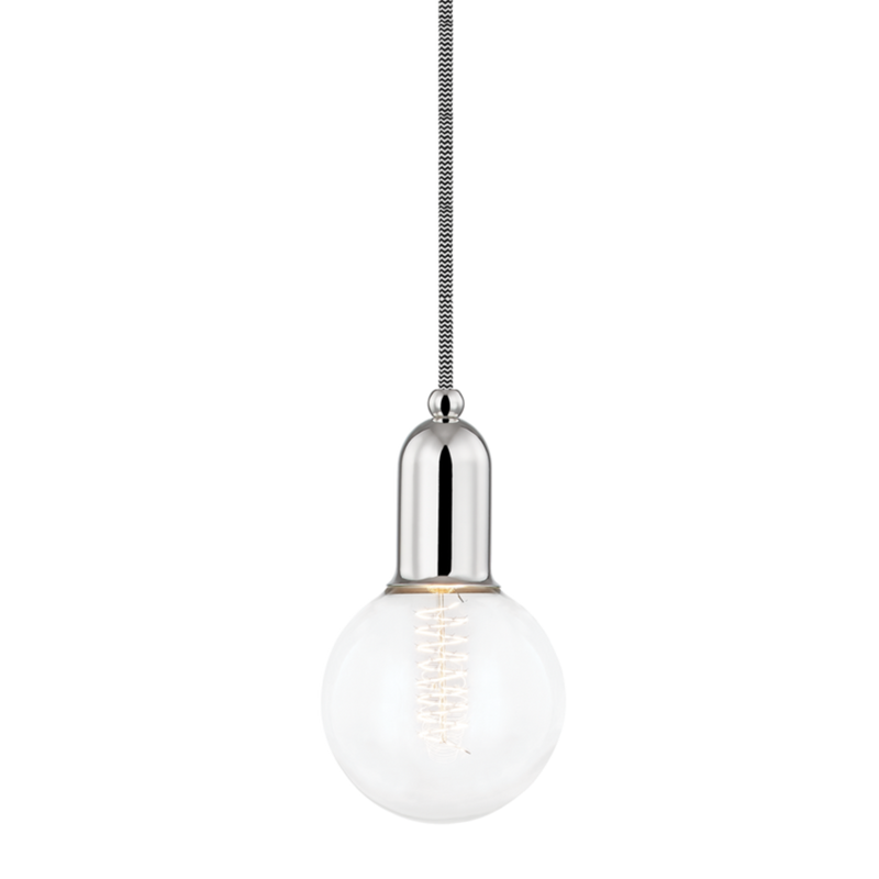 bryce 1 light pendant by mitzi h419701 agb 3