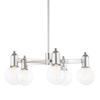 bryce 5 light chandelier by mitzi h419805 agb 5