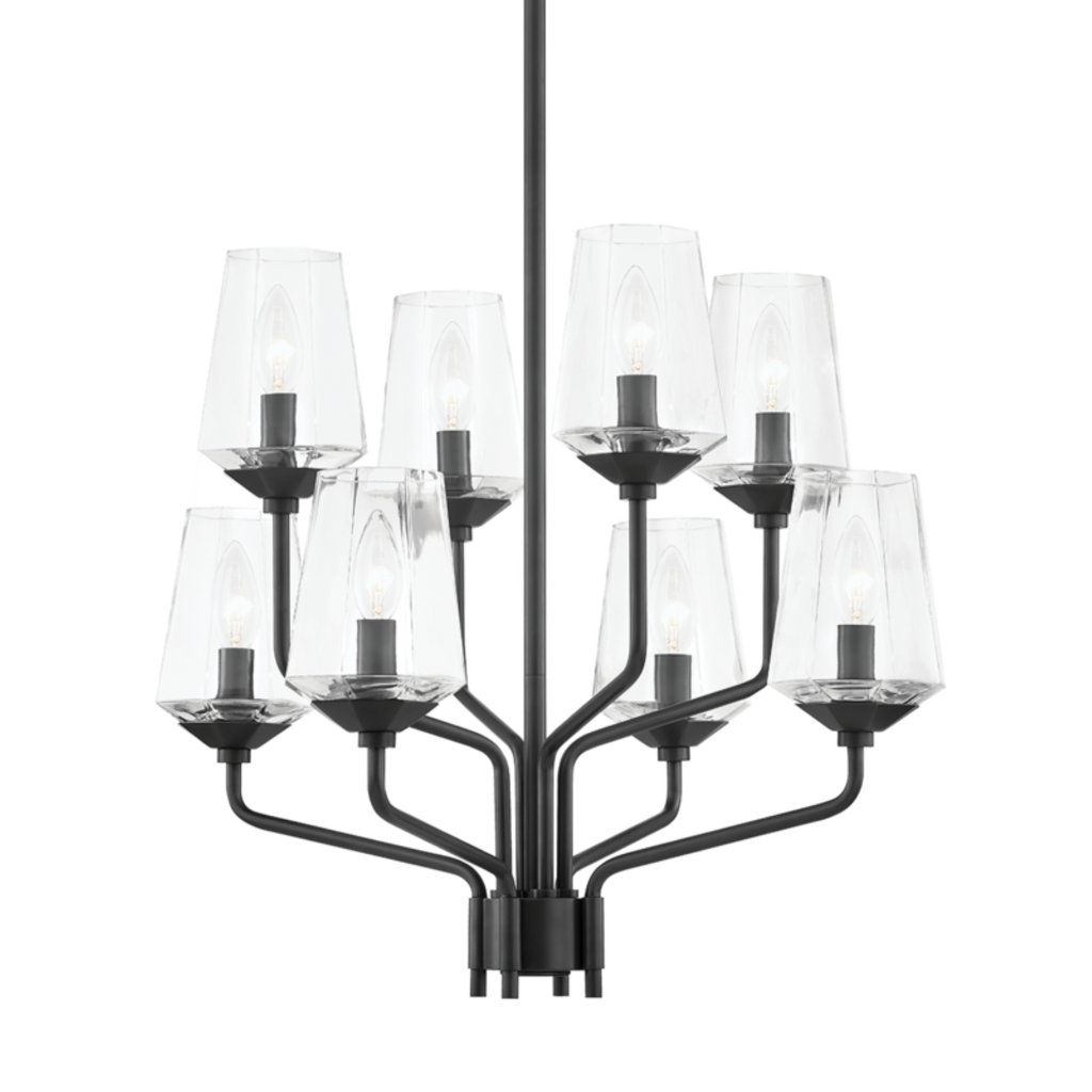 kayla 8 light chandelier by mitzi h420808 agb 2