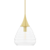marissa 1 light large pendant by mitzi h431701l agb 1
