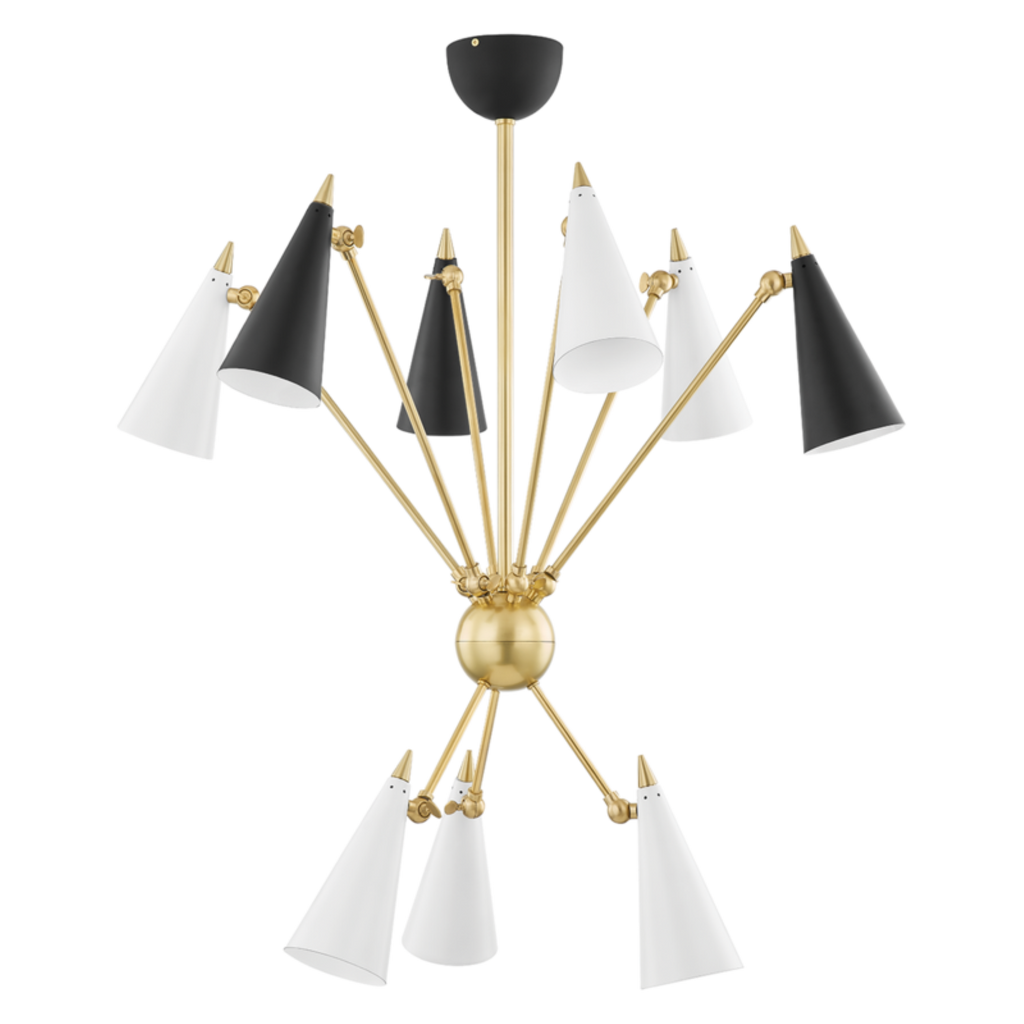 moxie 9 light chandelier by mitzi h441809 agb bkwh 1