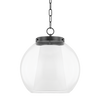 sasha 1 light large pendant by mitzi h457701l agb 2