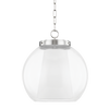 sasha 1 light large pendant by mitzi h457701l agb 3