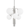 ingrid 6 light chandelier by mitzi h504806 agb 2