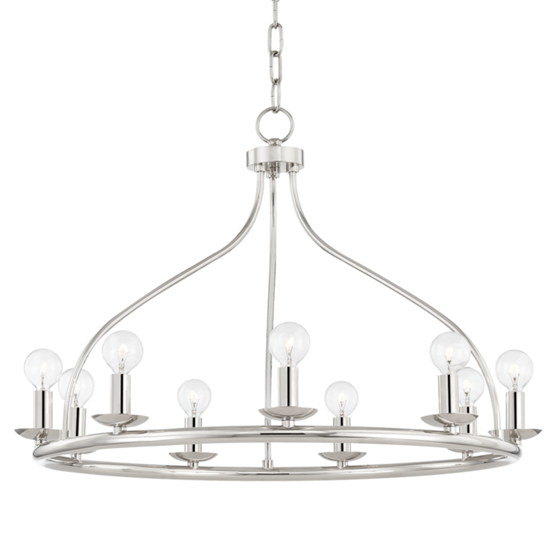 kendra 9 light chandelier by mitzi h511809 agb 3