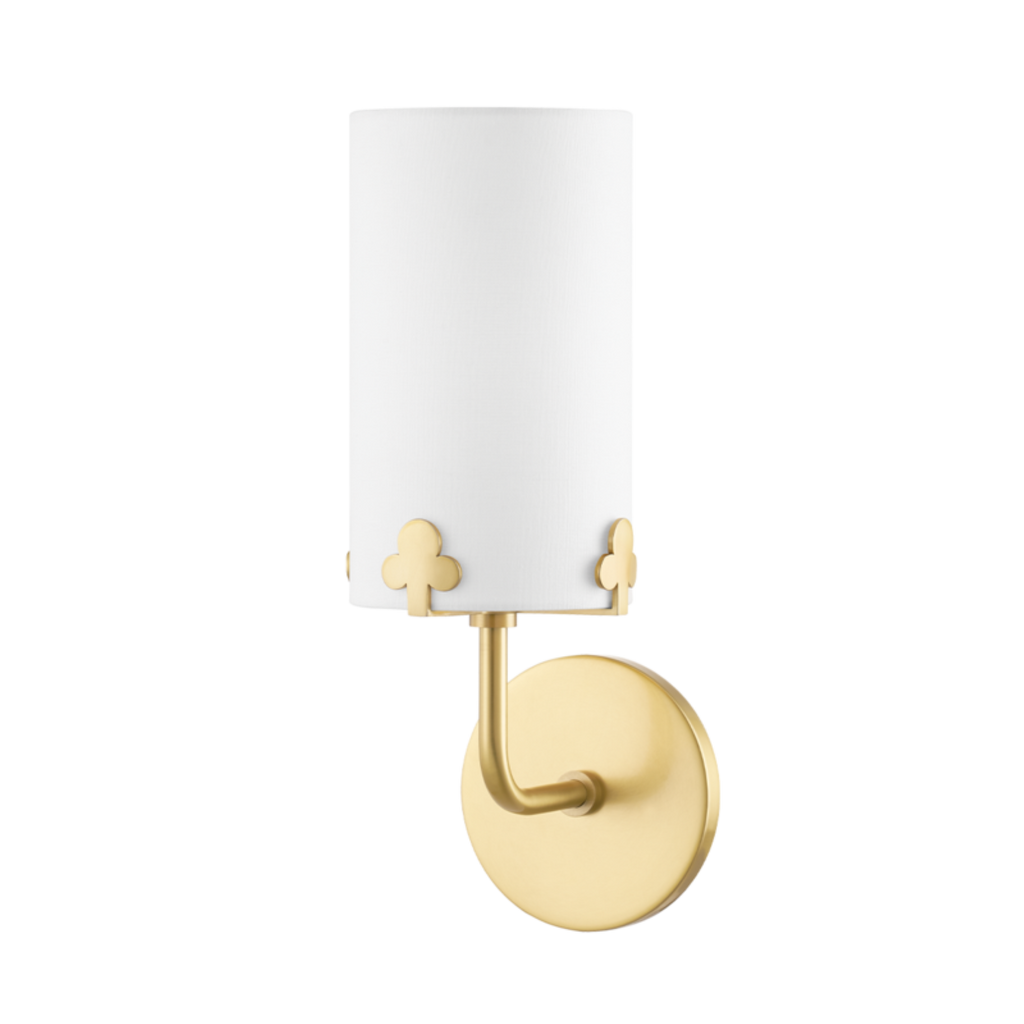 darlene 1 light wall sconce by mitzi h519101 agb 1