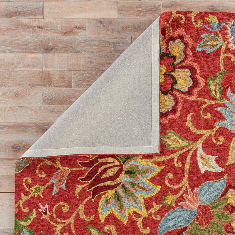zamora floral rug in bossa nova sulphur design by jaipur 3
