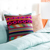 Haruki HAU-001 Hand Woven Square Pillow in Multi-Color by Surya