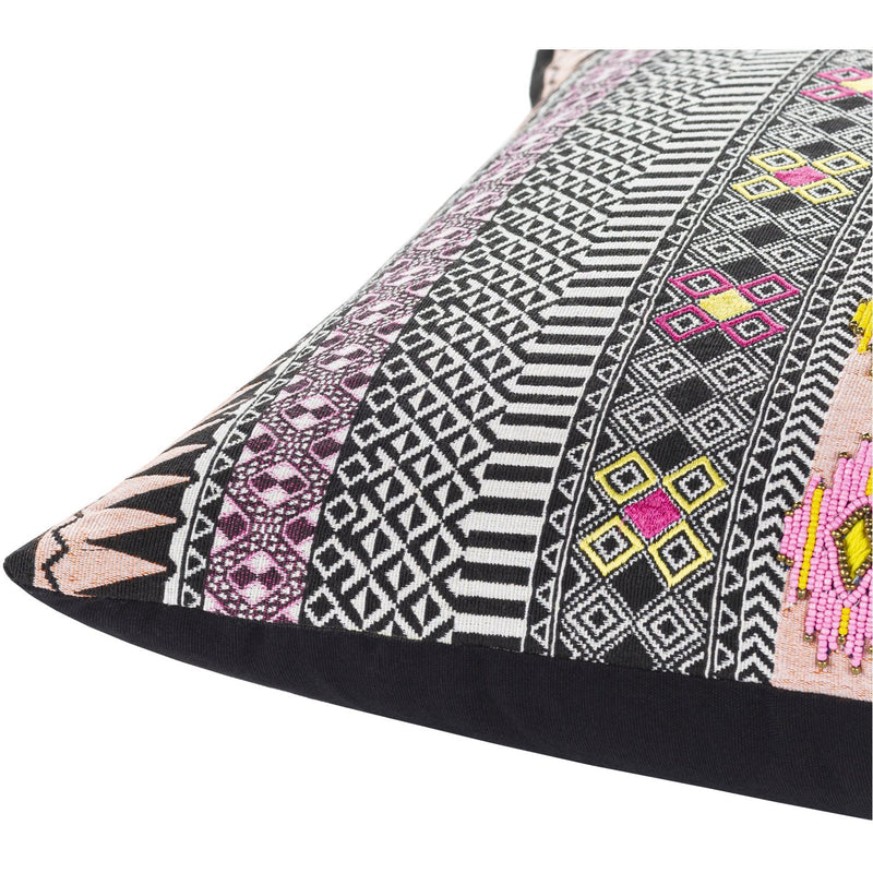 Haruki HAU-002 Hand Woven Square Pillow in Multi-Color by Surya