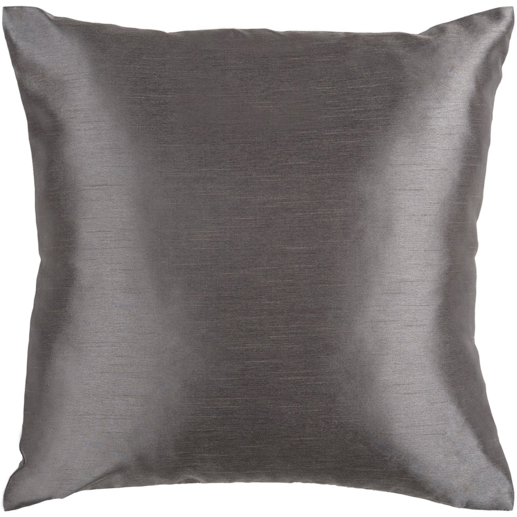 Solid Luxe HH-034 Woven Pillow in Charcoal by Surya