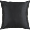 Solid Luxe HH-037 Woven Pillow in Black by Surya