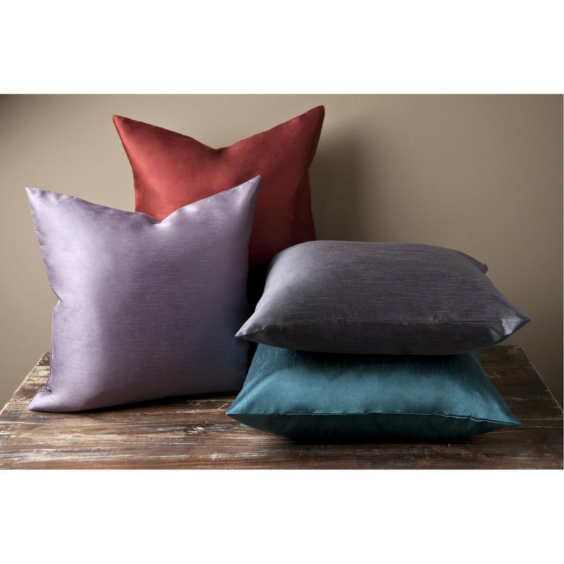 Solid Luxe HH-034 Woven Pillow in Charcoal by Surya