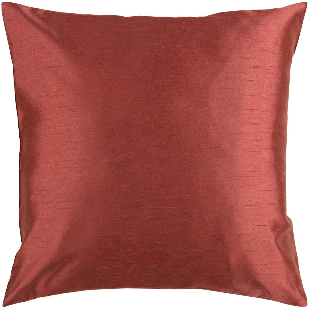 Solid Luxe HH-045 Woven Pillow in Rust by Surya