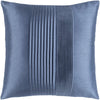 Solid Pleated HH-133 Woven Pillow in Denim in Denim by Surya