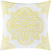 Hemma HM-003 Woven Pillow in Bright Yellow & Ivory by Surya