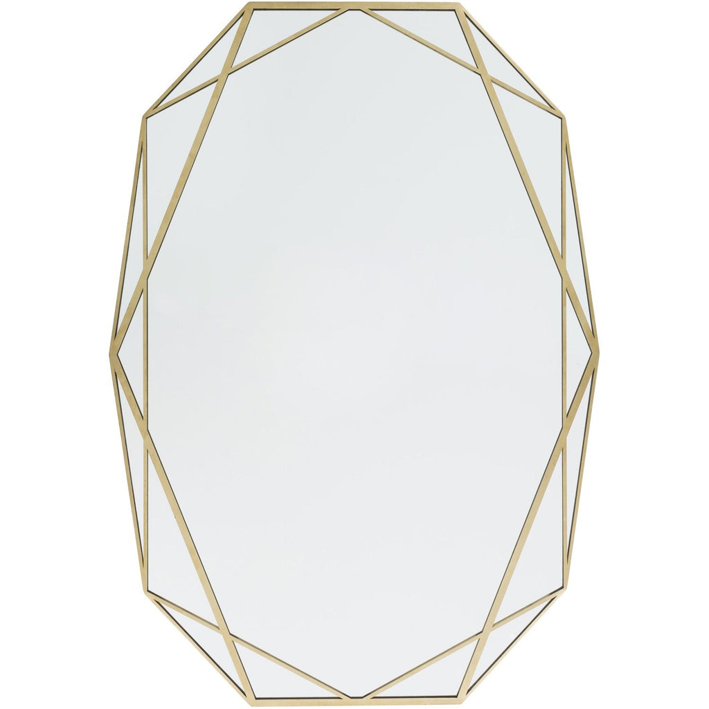 Huntley HUT-001 Novelty Mirror in Gold by Surya