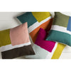 Harvey HV-004 Woven Pillow in Bright Orange & Lime by Surya