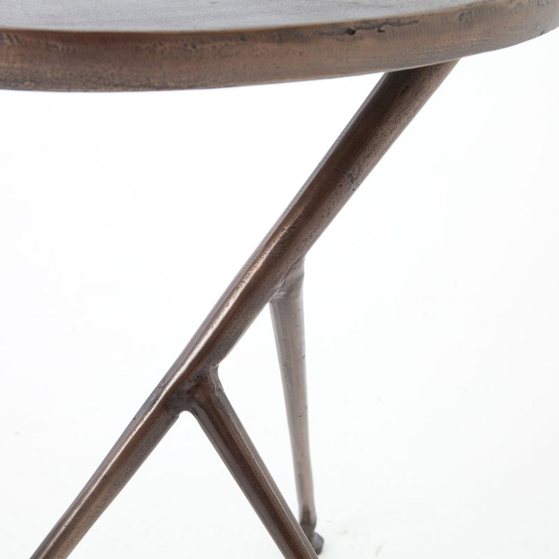 Schmidt Accent Table in Antique Rust