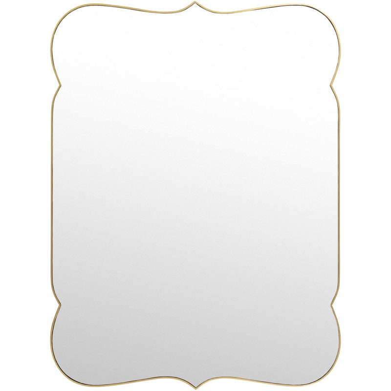 Imelda IME-002 Rectangular Mirror in Gold by Surya
