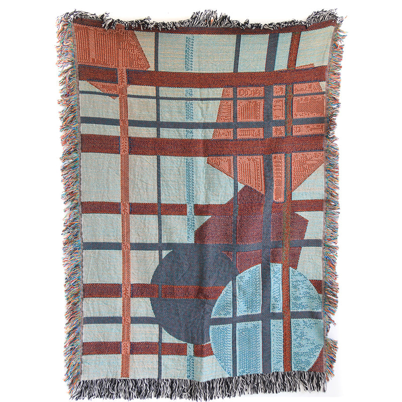 Rouge Woven Throw