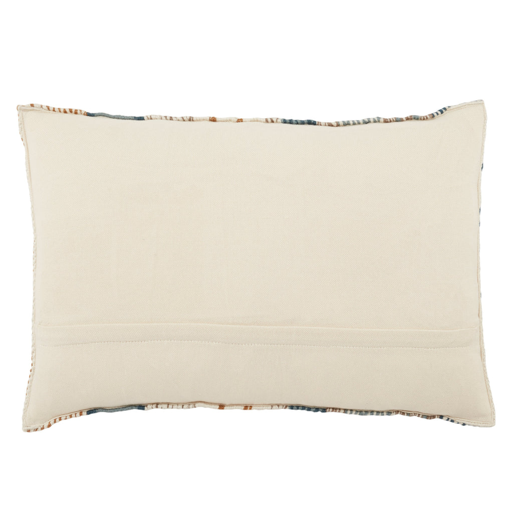 Isko Fleeta Indoor/Outdoor Blue & Gold Pillow 2