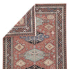 Granato Hand-Knotted Medallion Red & Blue Area Rug design by Jaipur Living