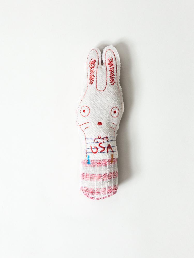 Doodle Rattle Plush Bunny