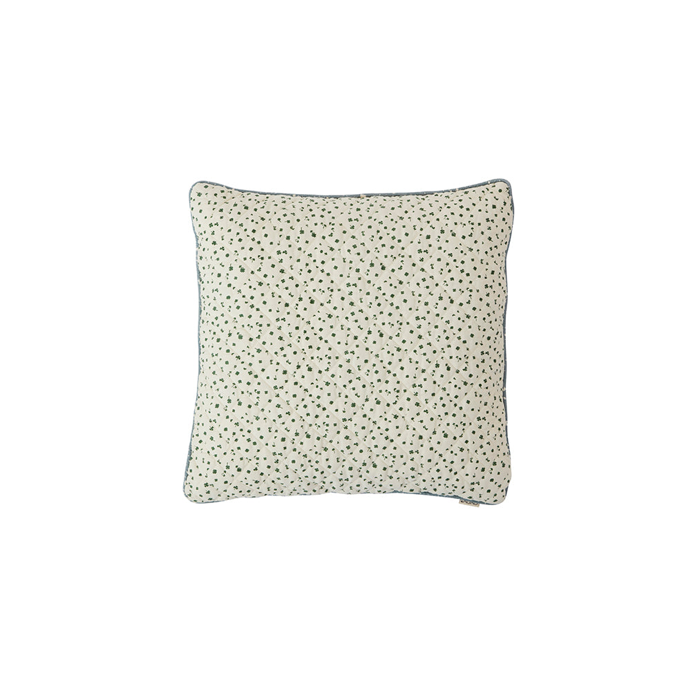 quilted aya cushion brown offwhite by oyoy 2