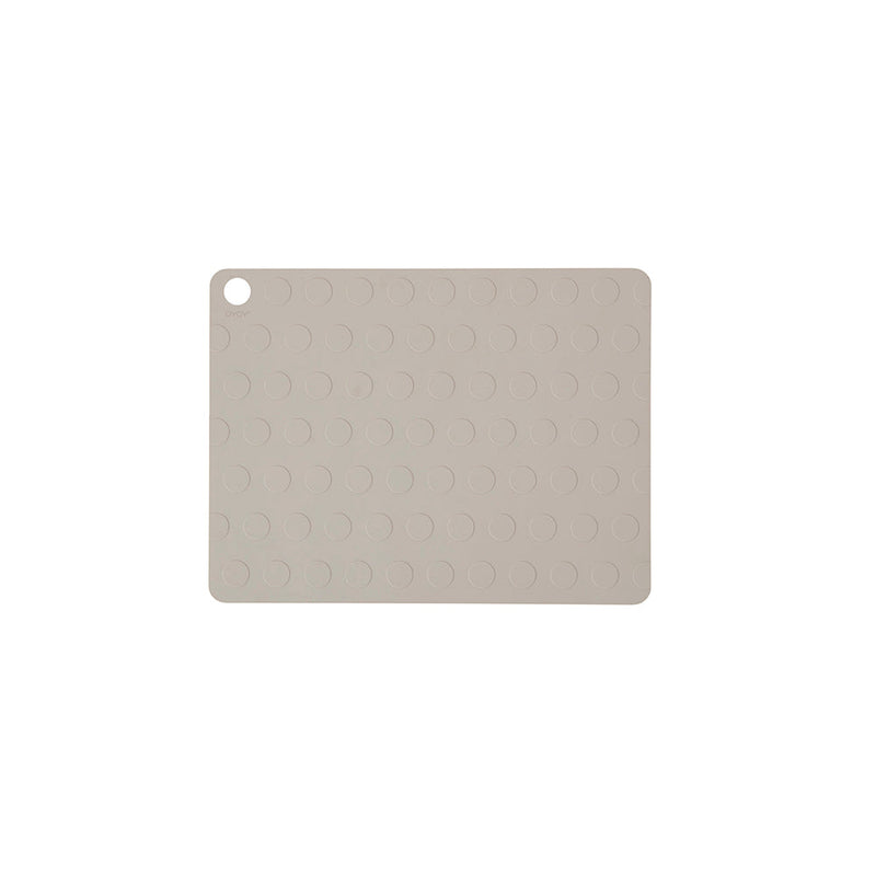 placemat dotto 2 pcs pack clay by oyoy 1