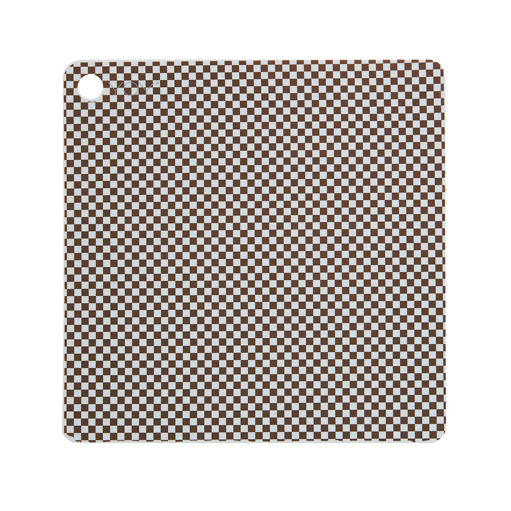placemat checker pack of 2 dusty blue choko 1