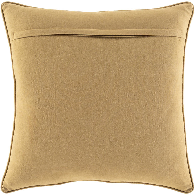 Delta LTA-001 Knitted Pillow in Camel & Cream by Surya