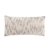 Linnean Stripe White & Gray Throw Pillow
