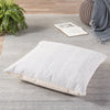 Scandi Solid Light Gray & White Pillow design by Jaipur Living