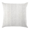 Scandi Solid Light Gray & White Pillow