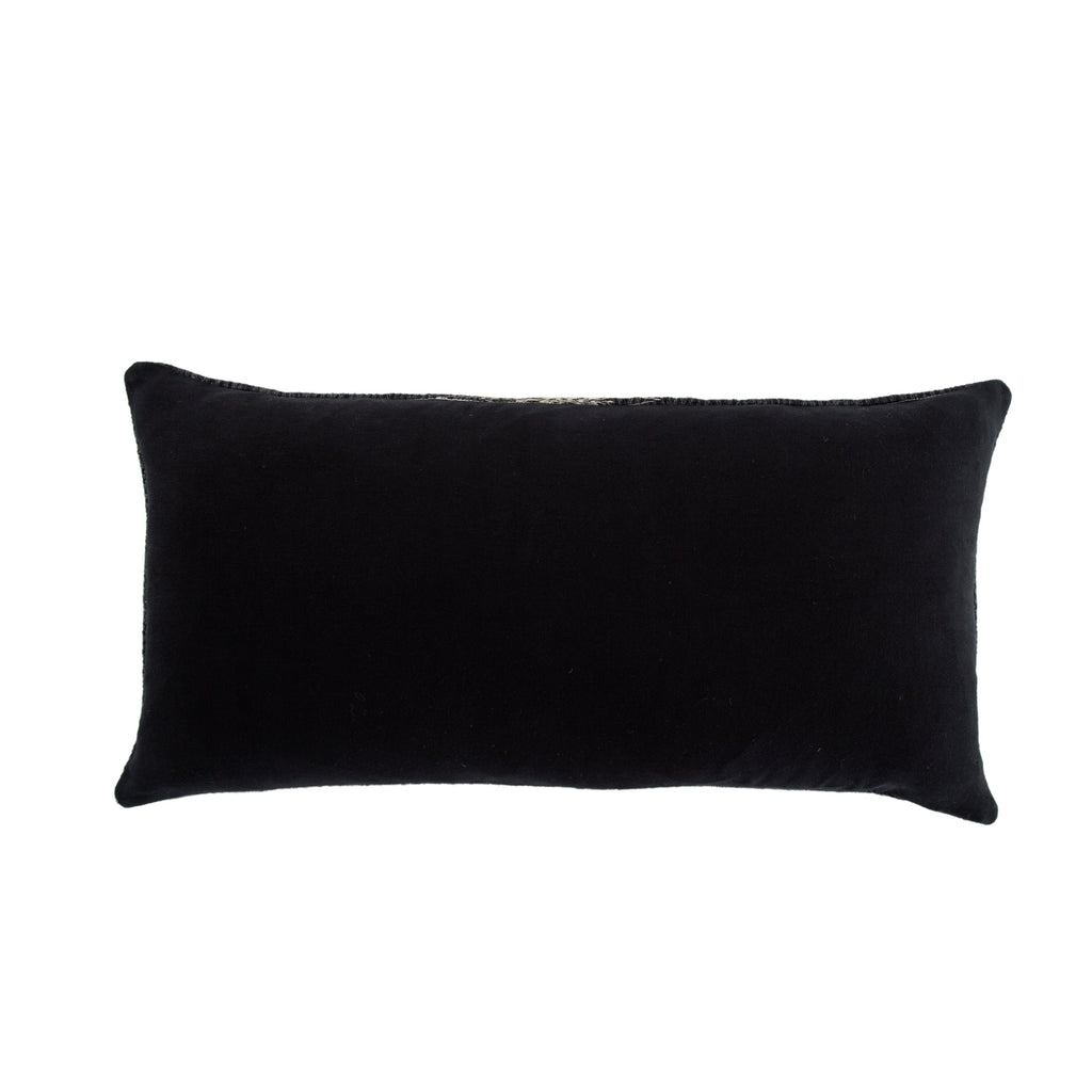 Aravalli Ombre Black & Gray Pillow design by Jaipur Living