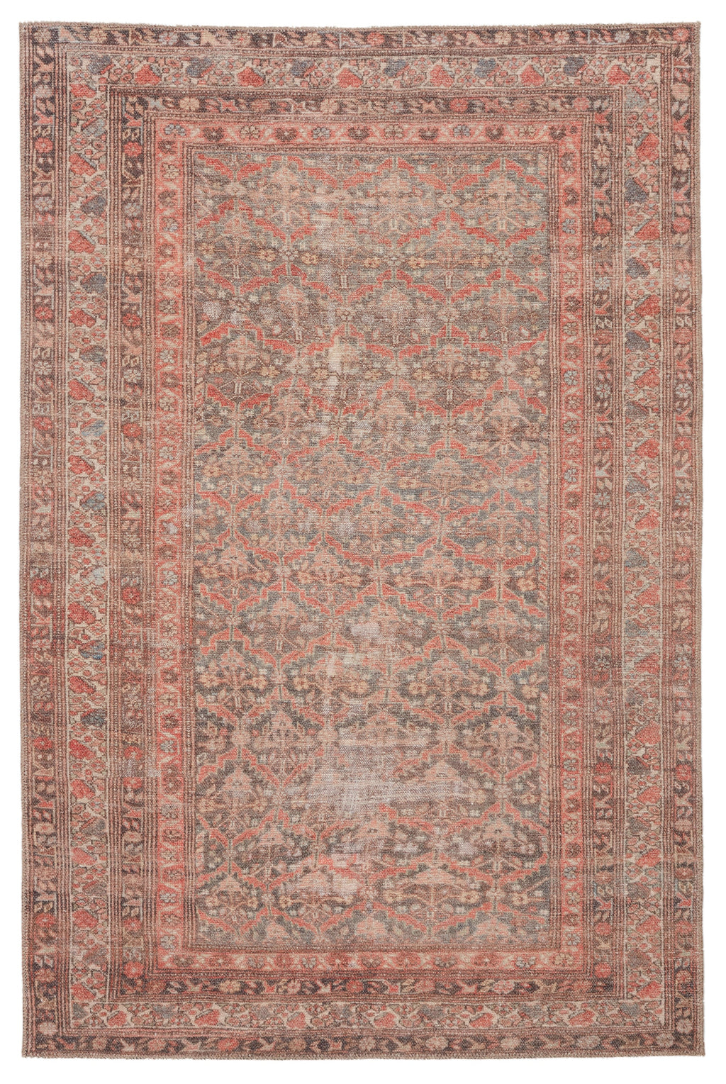 estienne trellis rust brown area rug by jaipur living 1