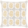 Magdalena MGD-002 Hand Woven Pillow in Beige & Mustard by Surya
