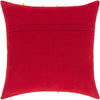 Minka MIK-001 Hand Woven Pillow in Ivory & Dark Coral by Surya